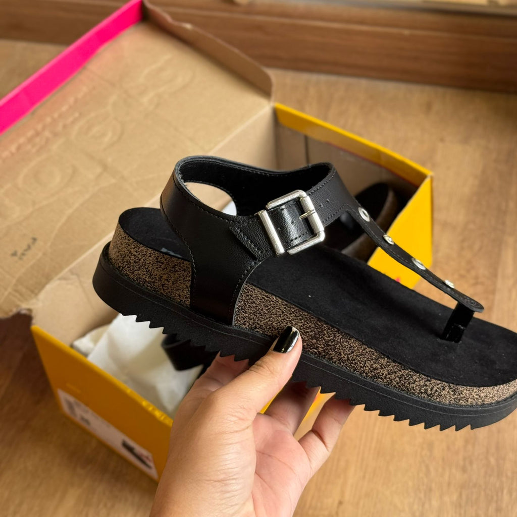 Sandália Papete Moleca Tratorada 5500.114