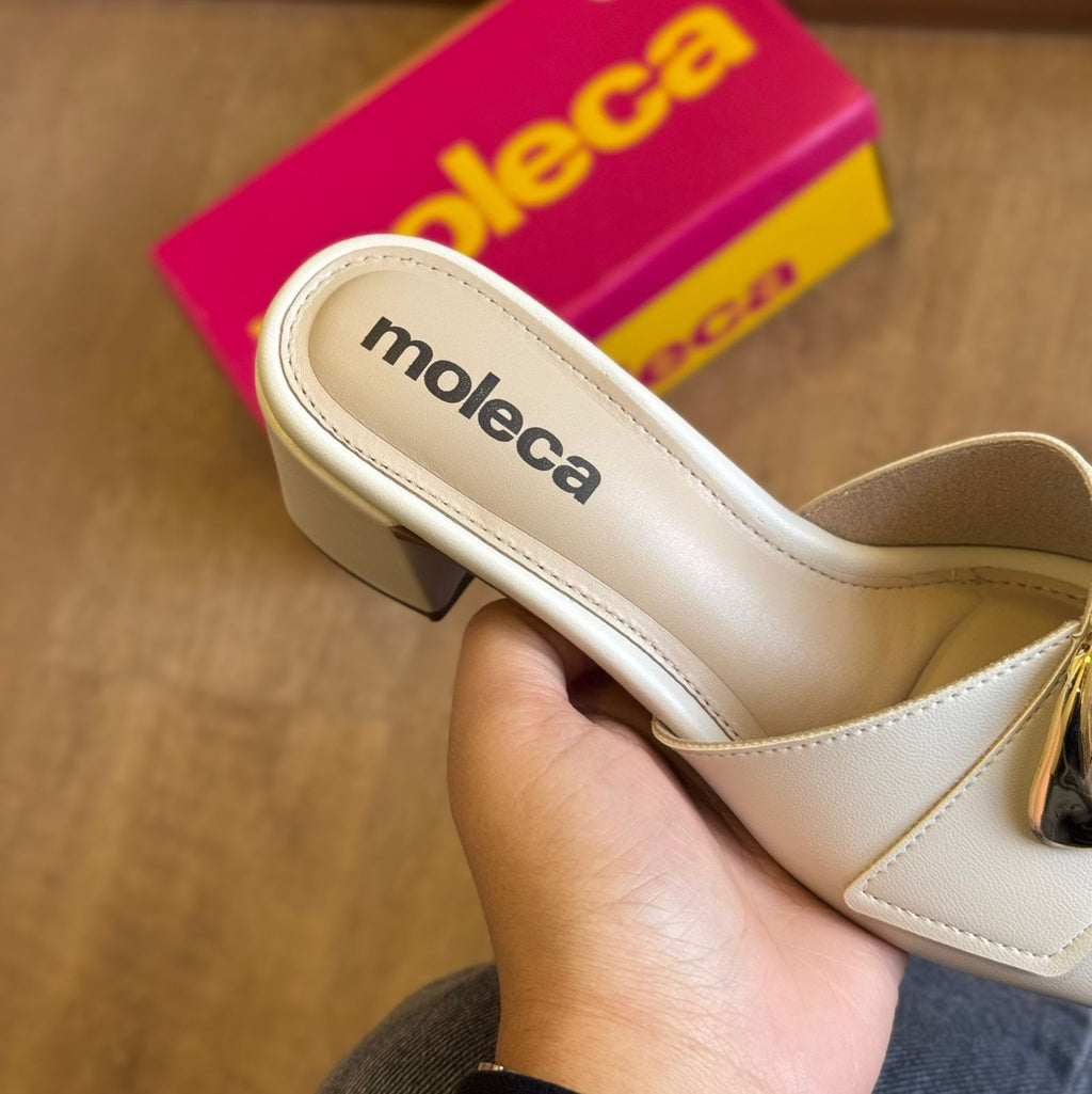 Salto Moleca Bloco Detalhe Dourado 5496.117