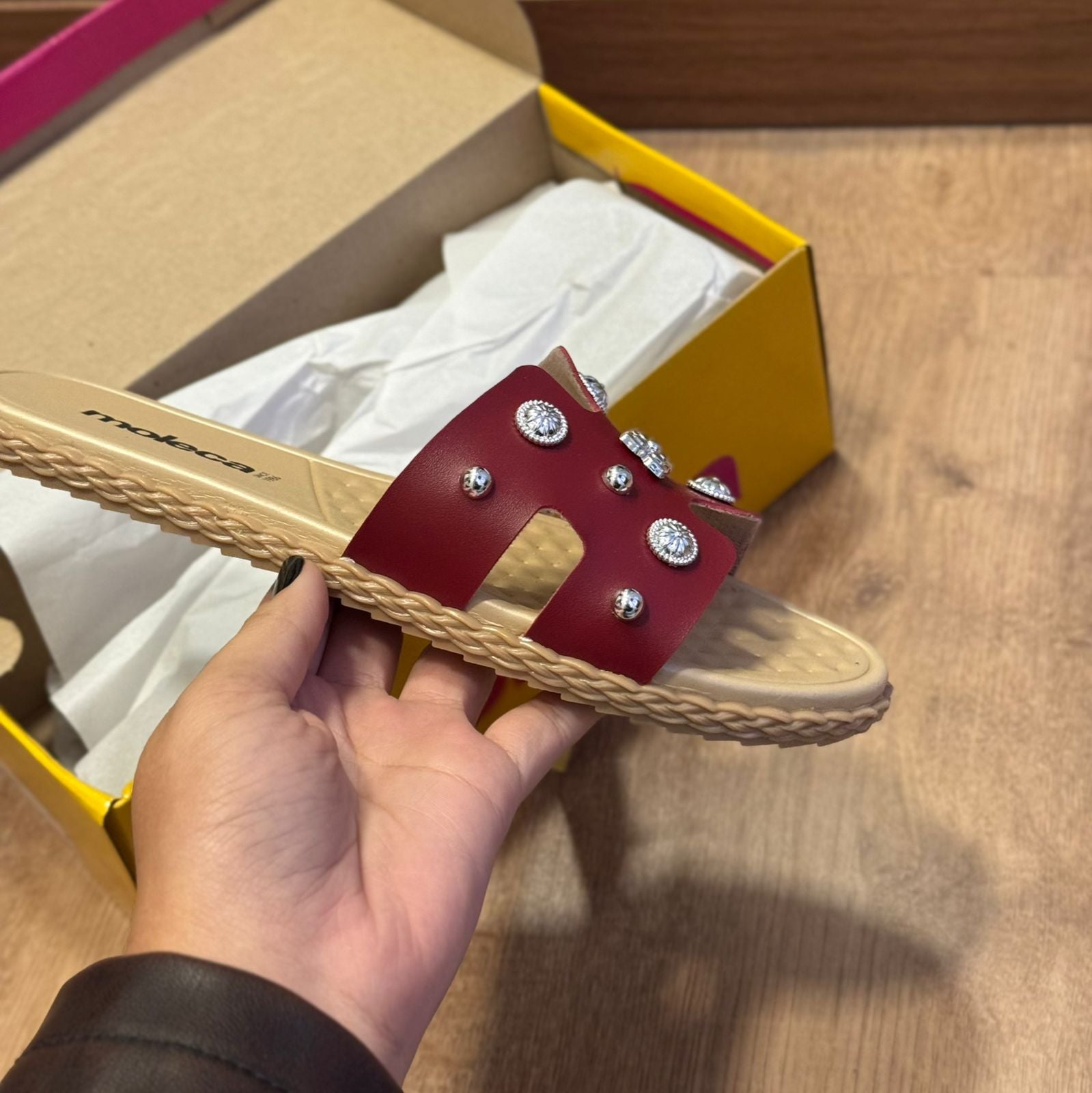 Rasteira Moleca Slide Pedrarias 5452.254