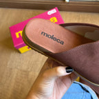 Mule Moleca Camurça Tendência 5743.207