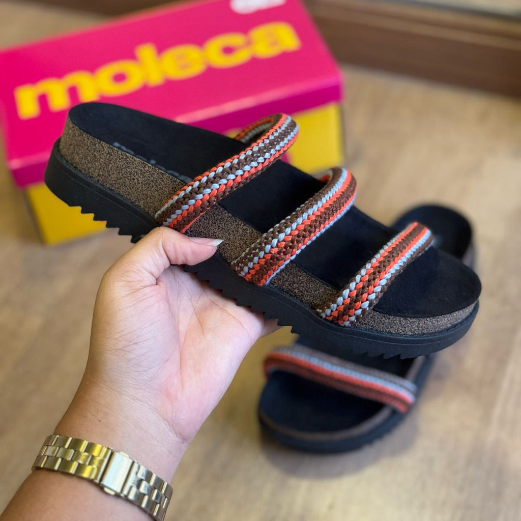 Sandália Moleca Tiras de Corda 5500.110