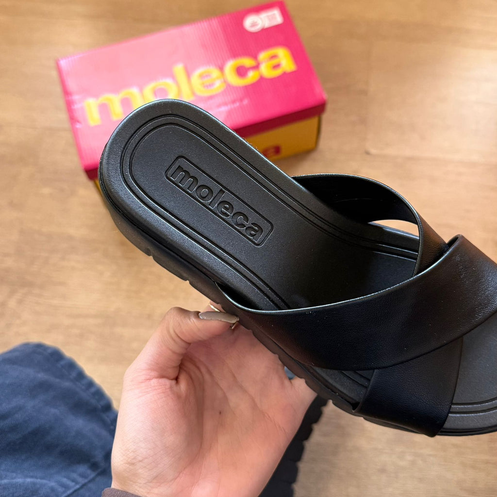 Sandália Moleca Tamanco Tiras Cruzadas 5536.108