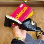 Salto Moleca Bloco Detalhe Dourado 5496.117