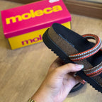 Sandália Moleca Tiras de Corda 5500.110