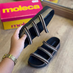 Sandália Moleca Tiras de Corda 5500.110