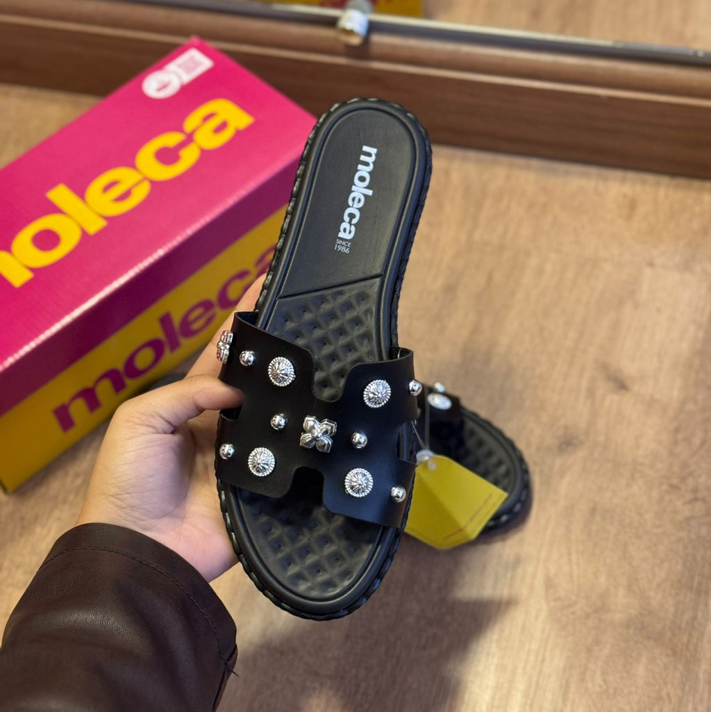 Rasteira Moleca Slide Pedrarias 5452.254